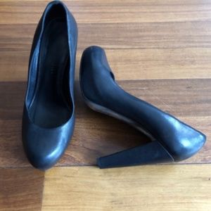 Loeffler Randall Black Leather Platform Pumps 6.5